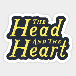 the head and the hearttttt Sticker